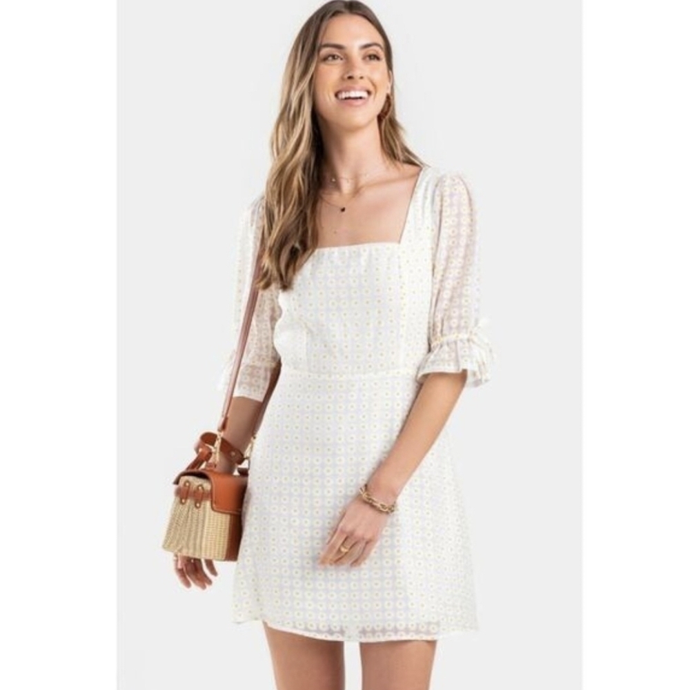 Francesca's Mi Ami Daisy Print Dress